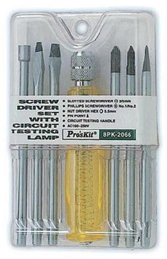 7 PC  INTERCHANGEABLE  SCREWDRIVER SET