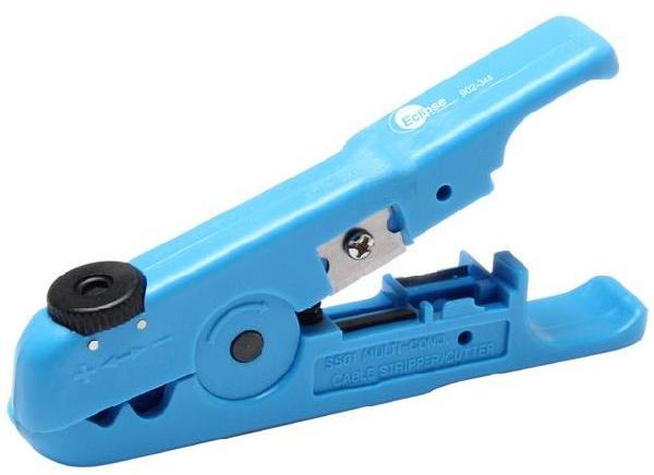 Plastic Grip Metal Knives Universal Cable Stripper, Packaging Type : Box
