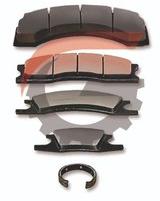 Aluminum Sintered Brake Pads, for Automobile Industry, Color : Black, Brown, Grey