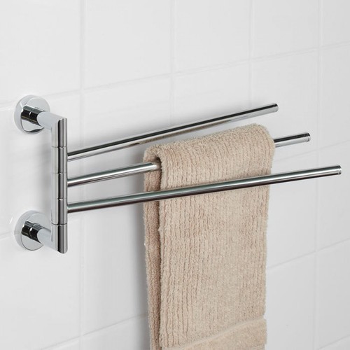 Godani Ss Towel Bar, for Bathroom, Color : Silver