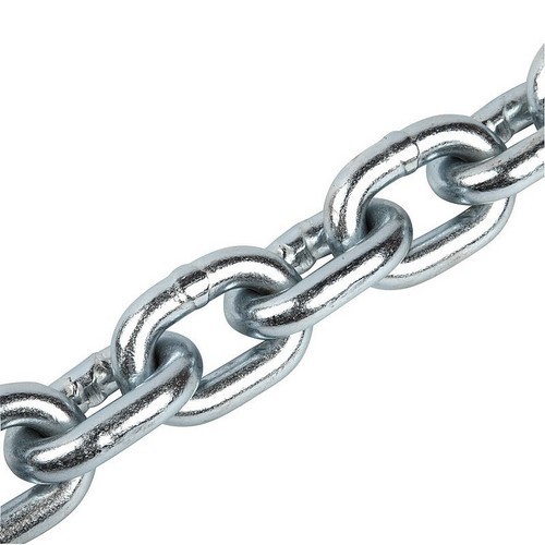 Polished Link Chain, Length : 10-15mtr
