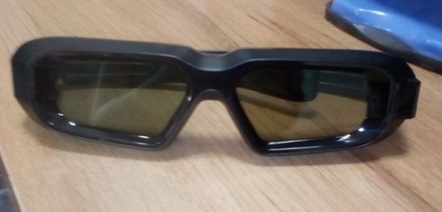 3d Active Shutter Glasses, Color : BLACK