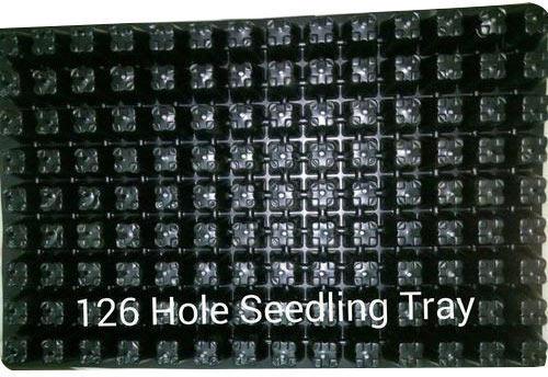 Plastic 126 Hole Seedling Trays, for Agriculture, Pattern : Plain