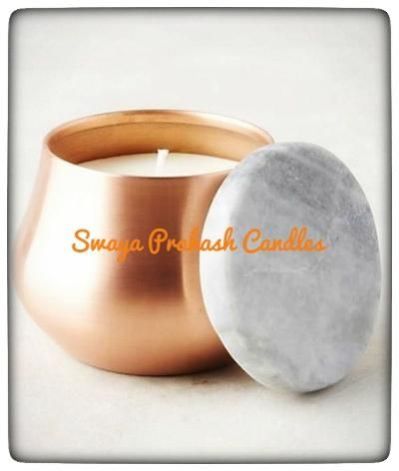 Copper Matki Shaped Candles