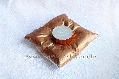 Copper Tea Light Candles, Dimension : 10-20mm