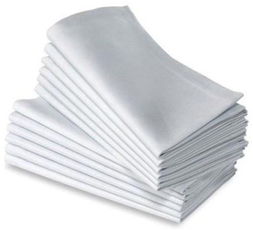 White Nylon Cloth Napkin, Pattern : Plain
