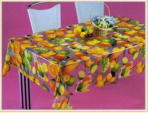 Plain Plastic Tablecloth, Color : Brown, Red, Yellow