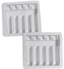 Plastic Injection Ampoule Trays, Color : White