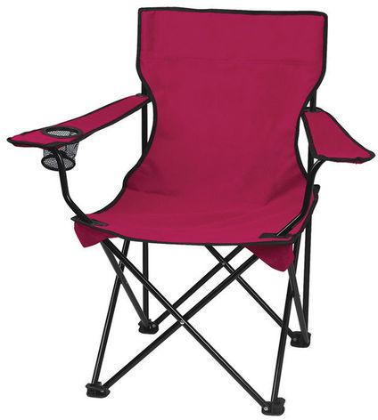 Rectangular Non Poloshed Iron Foldable Camping Chair, for Travelling Use