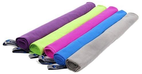 Rectangle Microfiber Sports Towel, Pattern : Plain