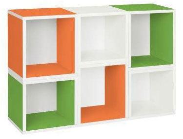 Wooden Storage Cabinet, Color : Green, Red, White