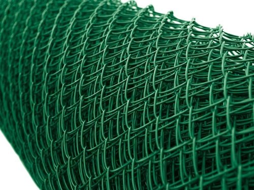 GI PVC Coated Chain Link Mesh, for Used Fencing, Color : Green