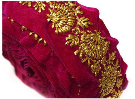 Cotton Saree Lace, Color : Magenta