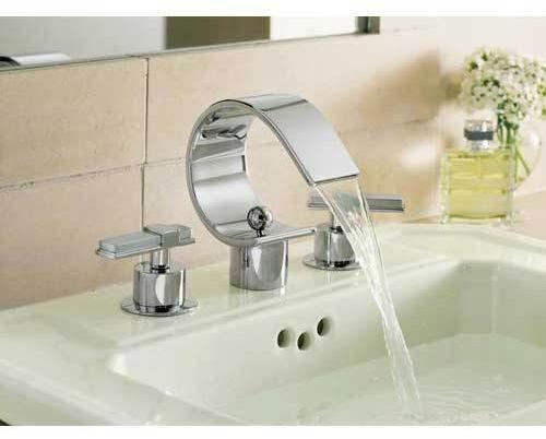 Stainless Steel Tub Faucet, Color : Silver
