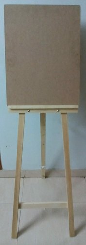 Pine Wood Art Board Easel Stand, for Display, Color : Brown