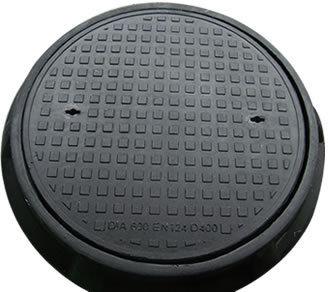 Round Iron Manhole Cover, for Industrial, Public Use, Feature : Highly Durable, Rust Resistance