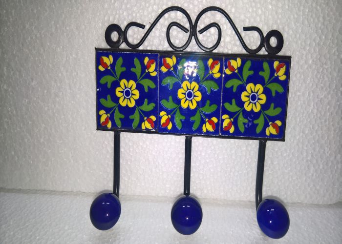 Printed Ceramic Hangers, Color : Multicolor