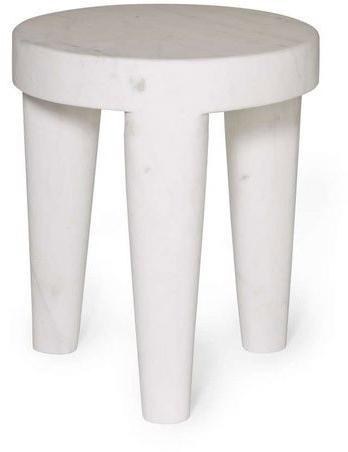 Marble Stool, Color : White