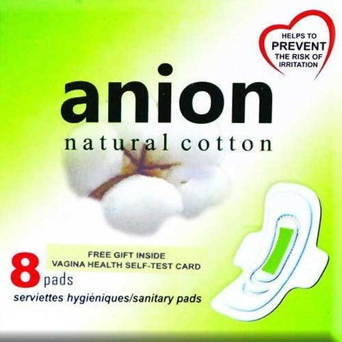 Anion Natural Cotton Sanitary Pad