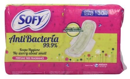 Sofy Antibacterial Sanitary Pad, Size : Extra Long