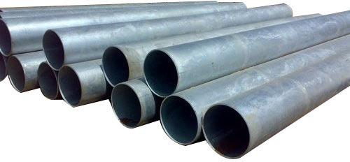 Non Poilshed Stainless Steel Galvanized Round Pipe, for Construction, Feature : Fine Finishing, Perfect Shape
