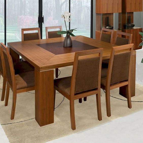 8 Seater Wooden Dining Table Set, Feature : Attractive Designs, Crack Resistance, High Strength