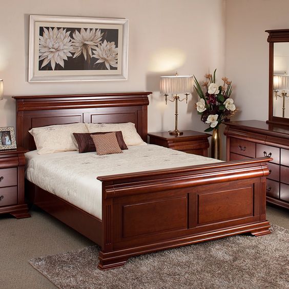 Wooden Double Bed Buy Wooden Double Bed In Chennai Tamil Nadu India 