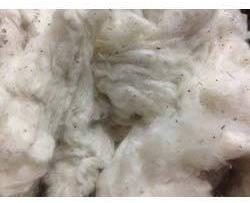 Flat Strip Cotton Fiber, Color : White