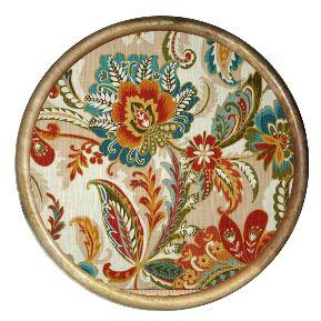Printed Wooden Wall Plate, Shape : Round