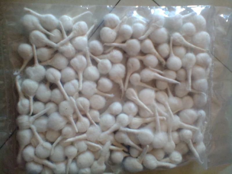 Round cotton wicks, Packaging Type : Plastic Packets