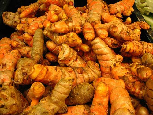 Raw Fresh Turmeric Finger, Color : Yellow