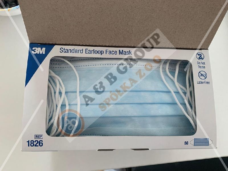 Medical Grade PVC 3ply Surgical Face Mask, Brand Name : 3M