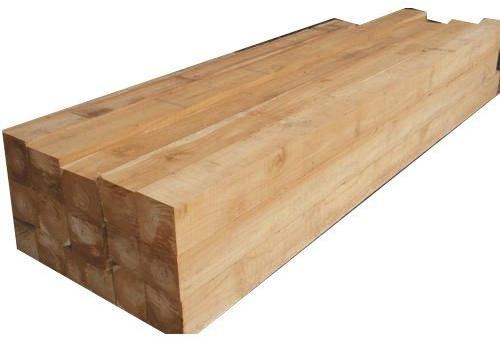 Rectangular Teak Wood Plank, Color Brown at Best Price in Delhi