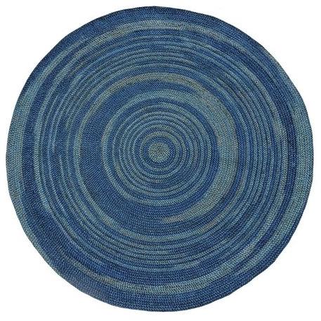 Round Jute Hand Woven Rug, for Home, Office, Restaurant, Size : 2x3feet