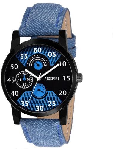 MENS CHRONOGRAPH WATCH, Color : Blue