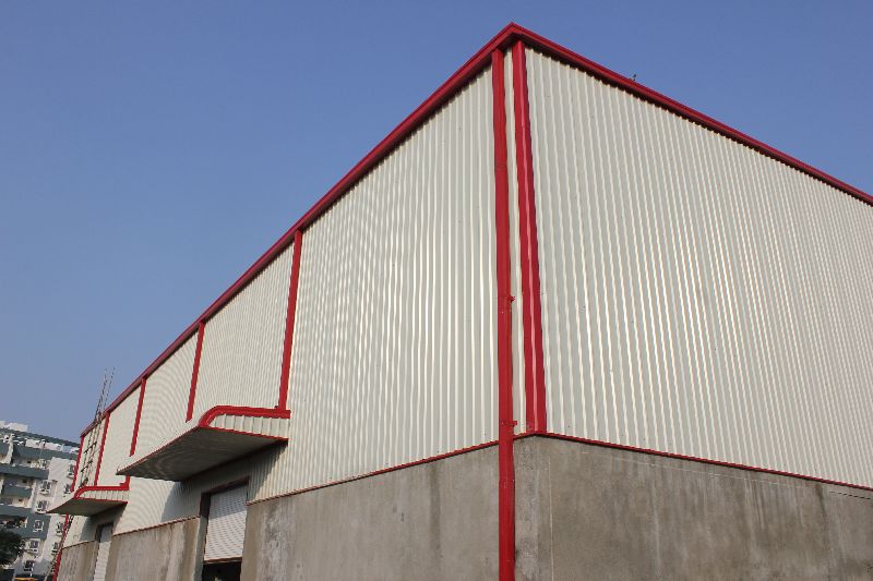 Mild Steel Pre Fabricated Industrial Structure, Feature : Excellent Quality, High Strength