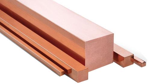 Polished Copper Square Rods, Certification : ISI Certified