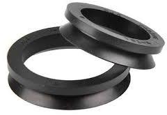 Round Rubber U Seals, Color : Black