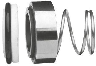 Round Coated Stainless Steel CS8 Conical Spring Seals, for Industrial, Color : Grey