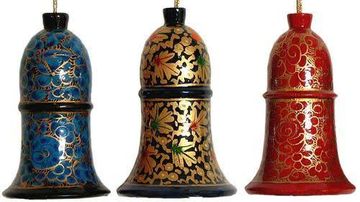 Kashmir Handmade Artistic Paper Machie Bells, Feature : Eco Friendly, High Grip, Moisture Proof, Recyclable