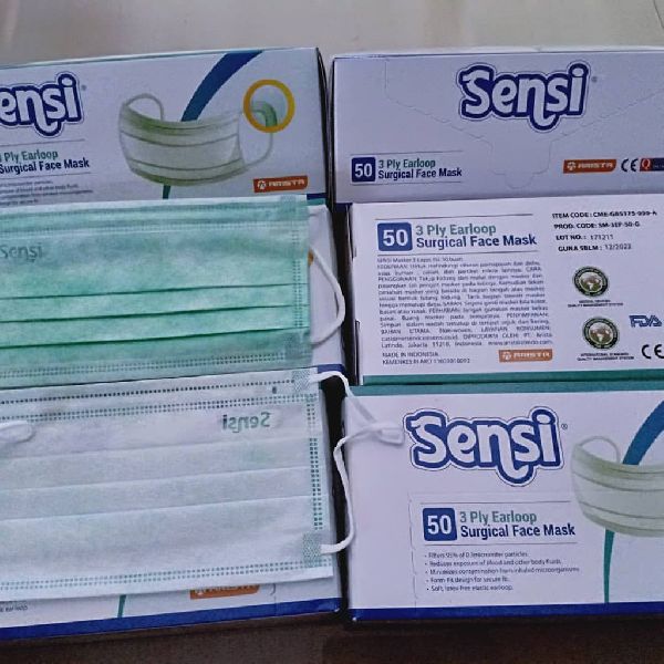 Non Woven Polypropylene Fabric Disposable Surgical Mask, for Beauty Parlor, Clinic, Clinical, Hospital