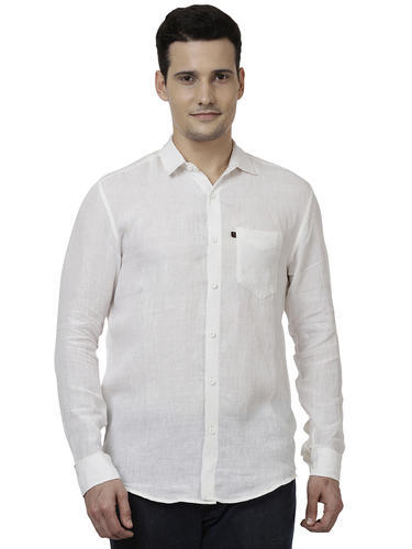 Men White Linen Shirt, Size : Medium, Large, XL at Rs 1,599 / Piece in ...