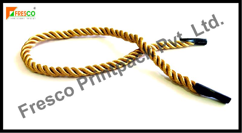 Fresco Plain Golden Metallic Rope Handle, Feature : Easy To Carry, High Strength, Stylish