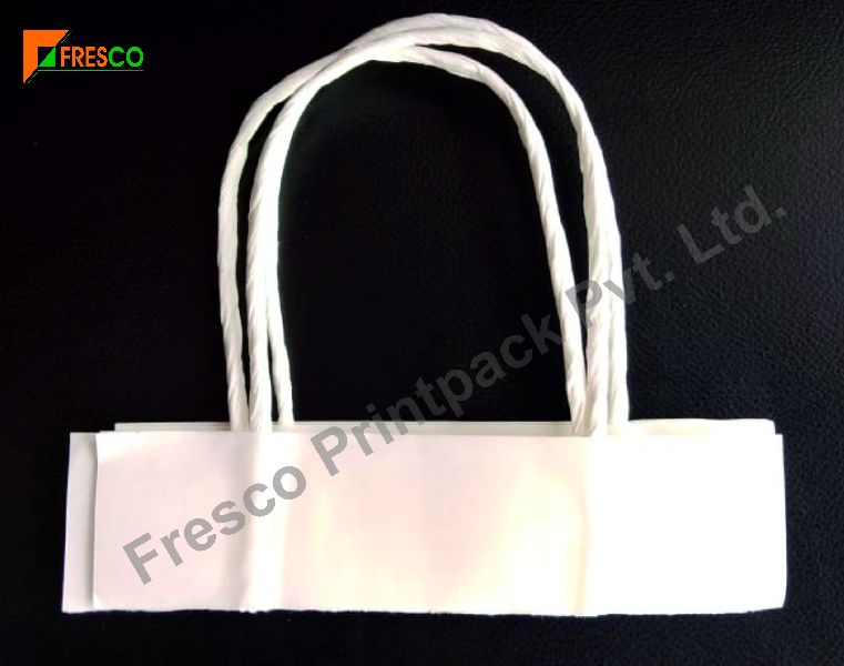 Fresco Twisted White Paper Handle, Feature : Easy To Carry, High Strength