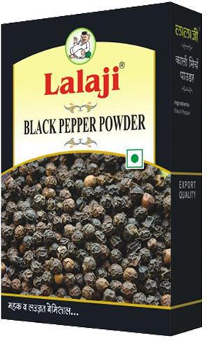 Lalaji Black Pepper Powder, Packaging Type : Jar, Plastic Bottle