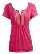 Half Sleeves Cotton Ladies Top, Size : M, XL