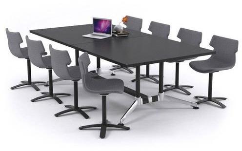 M'bience Polished Wooden Conference Table