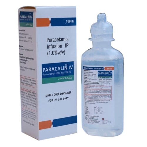 Paracetamol IV Fluid, for Clinical, Hospital, Form : Liquid