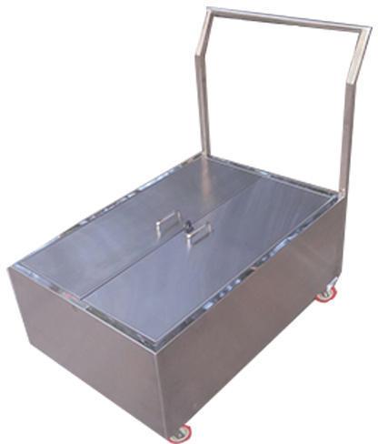 Bhuvan Engineering Stainless Steel Trolley, for Pharmaceuticals Industries