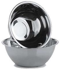 Plain Stainless Steel Deep Mixing Bowl, Shape : Oval